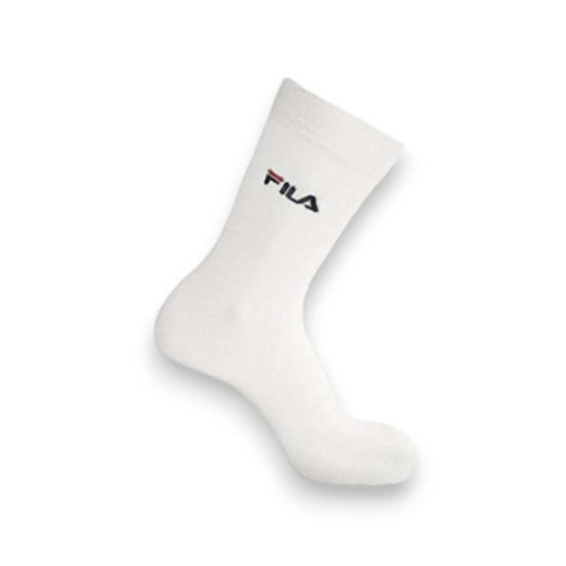 Picture of FILA LIFESTYLE PLAIN SOCKS 3 PACK WHITE 43-46